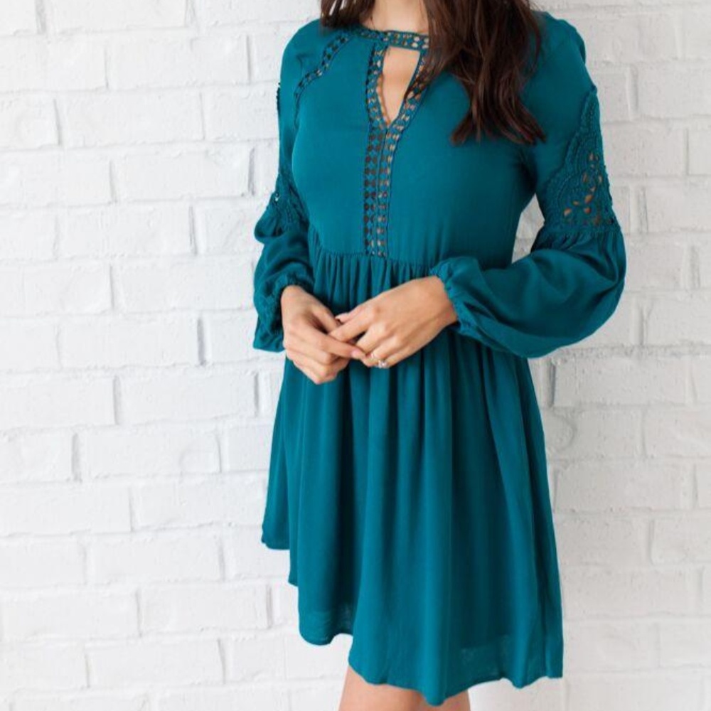 BOHME | Ida Crochet Accent Dress